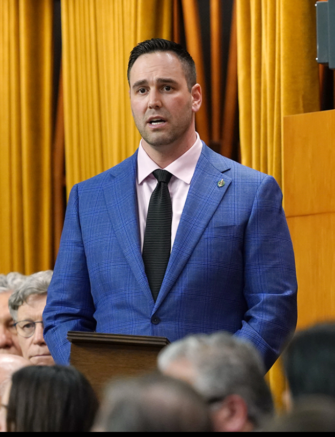Ben Carr speaking in the House of Commons